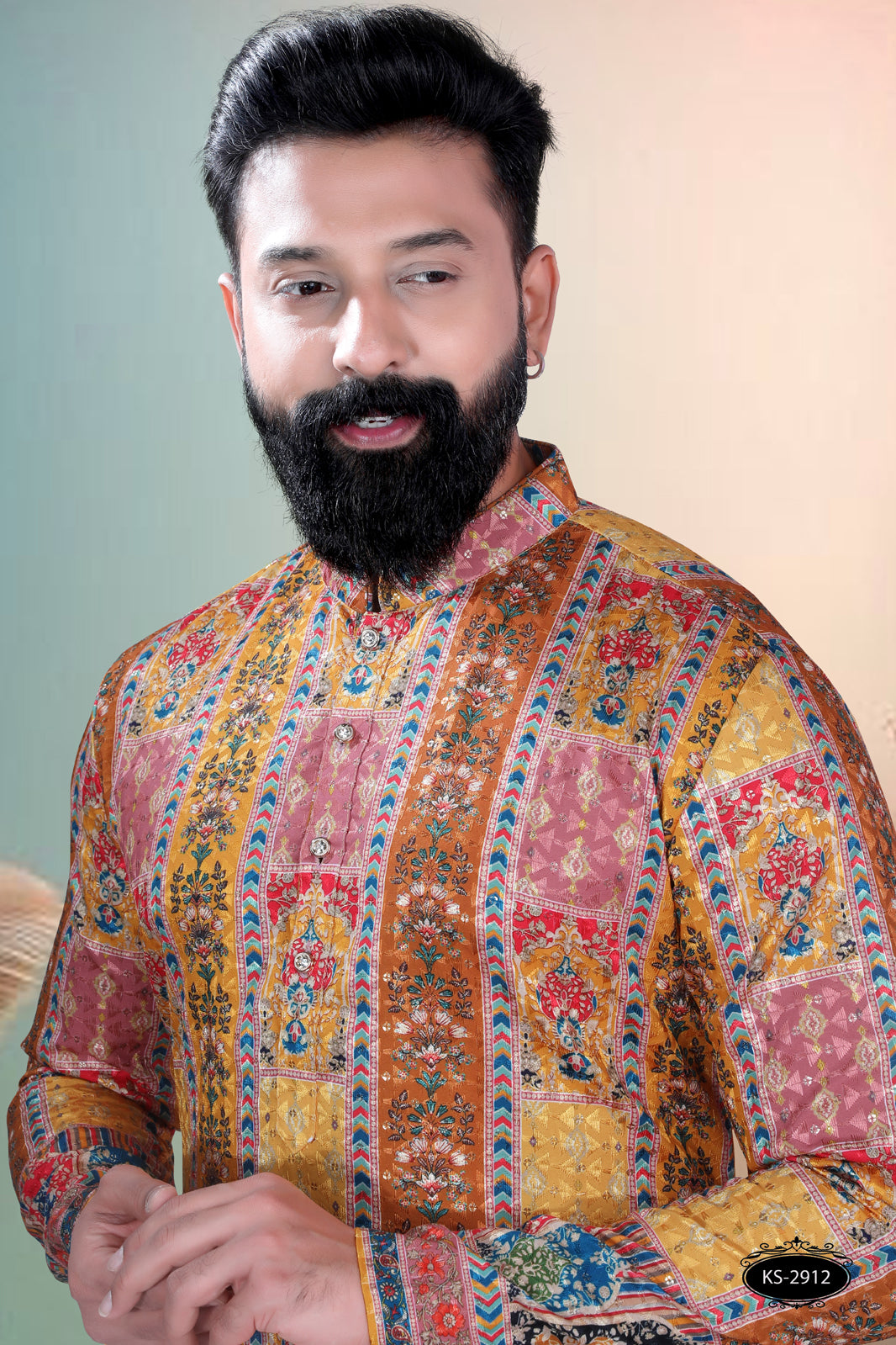 PRINTED KURTA WITH ASTER FOR EVERY FESTIVITY