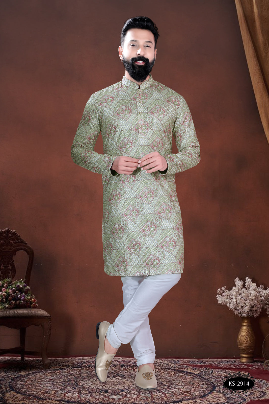 PRINTED KURTA WITH ASTER FOR EVERY FESTIVITY
