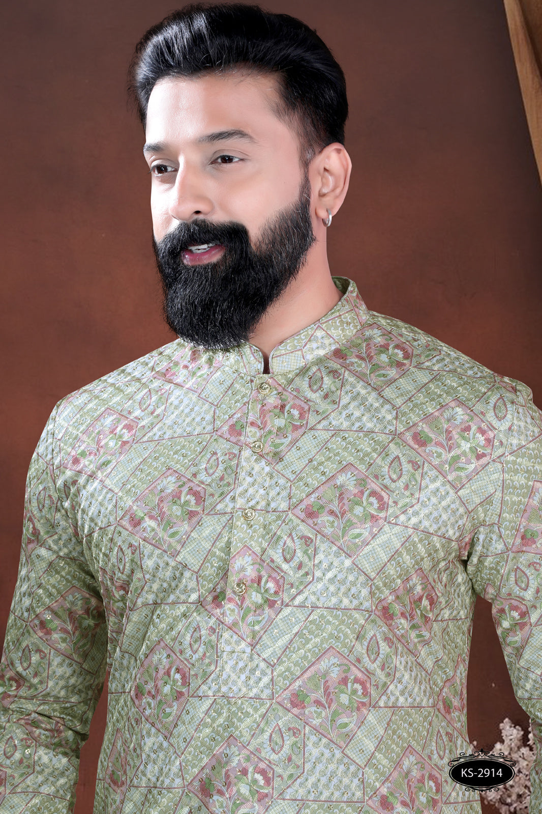 PRINTED KURTA WITH ASTER FOR EVERY FESTIVITY