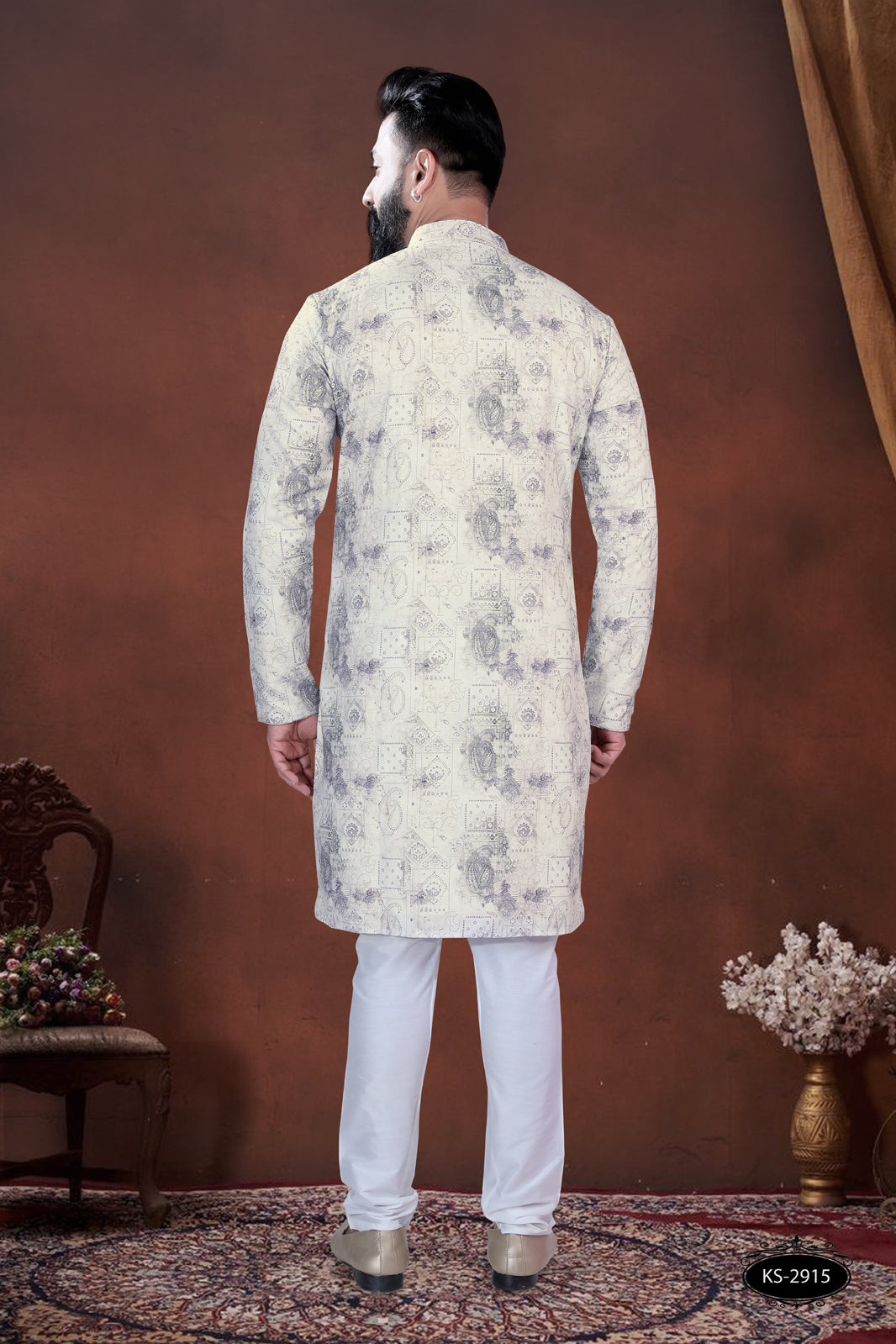 PRINTED KURTA WITH ASTER FOR EVERY FESTIVITY