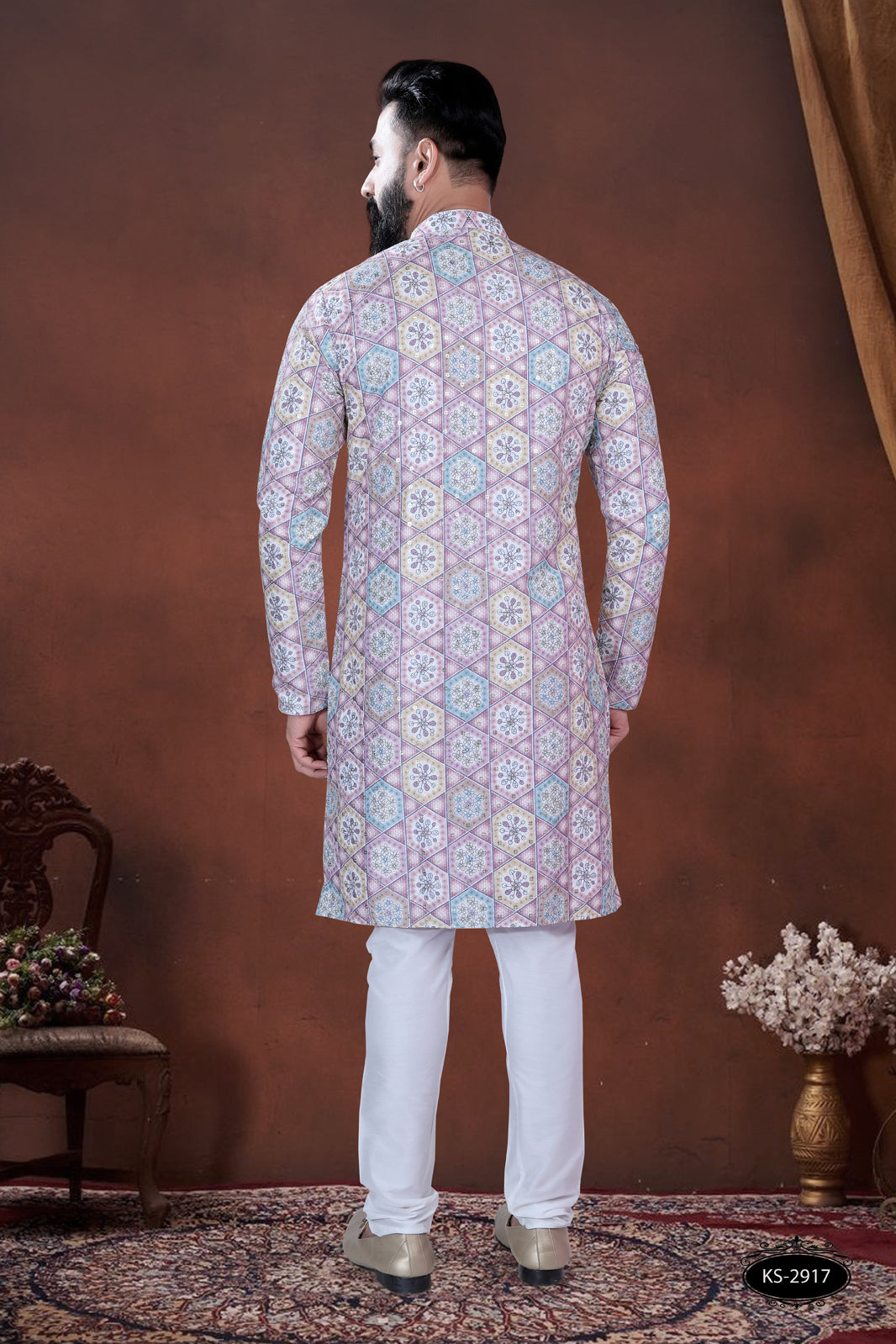 FESTIVE PRINTED KURTA SET WITH ASTER FOR ALL OCCASIONS