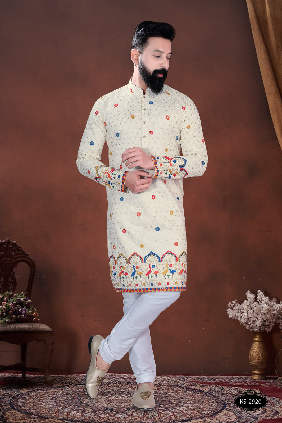 KURTA WITH DESIGNER PANEL & ASTER FOR EVERY ETHNIC WEAR
