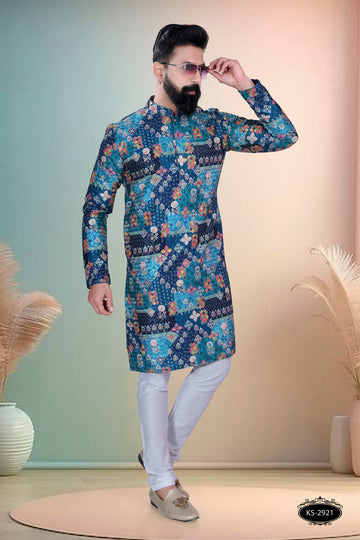 PRINTED KURTA WITH ASTER FOR EVERY FESTIVITY