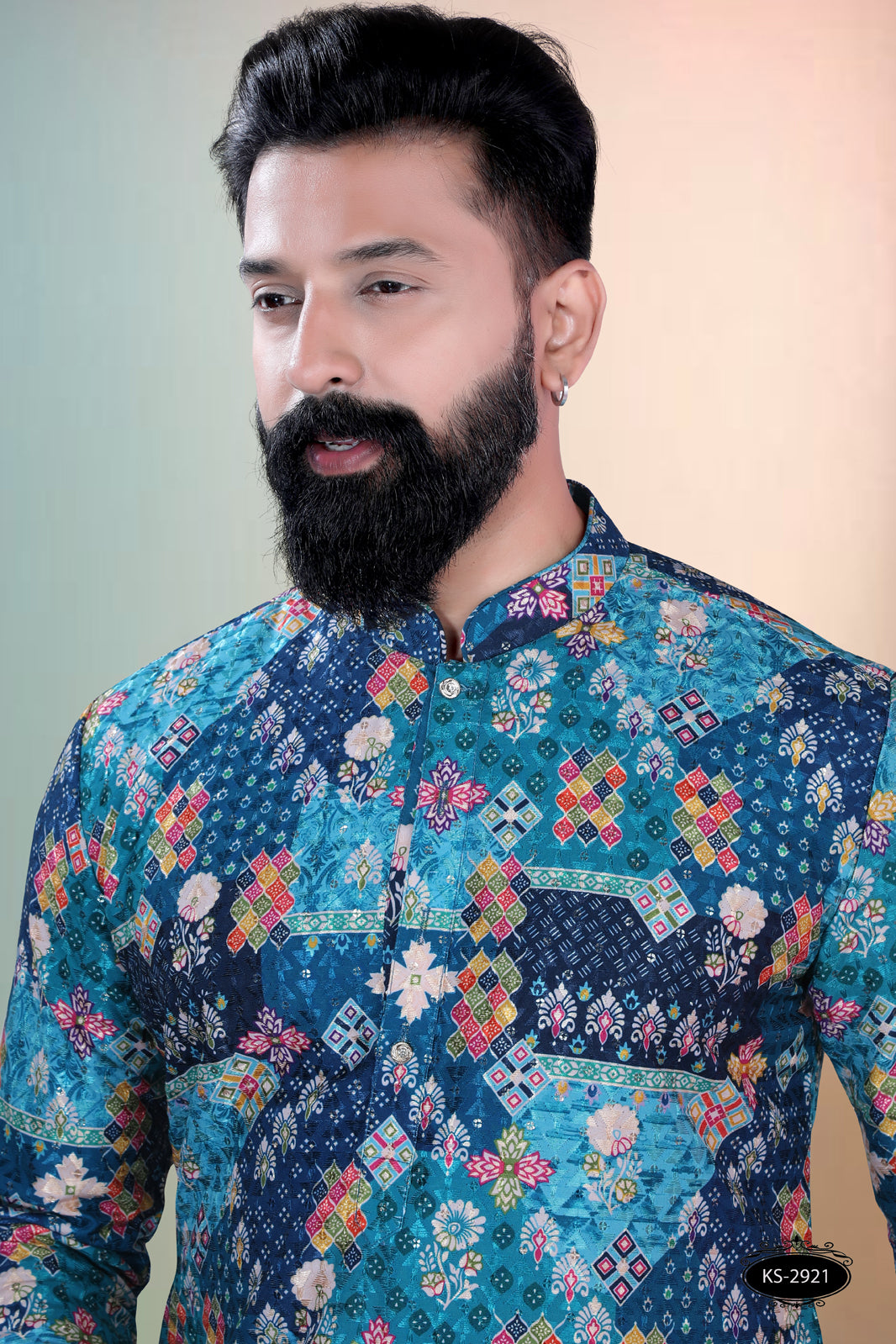 PRINTED KURTA WITH ASTER FOR EVERY FESTIVITY