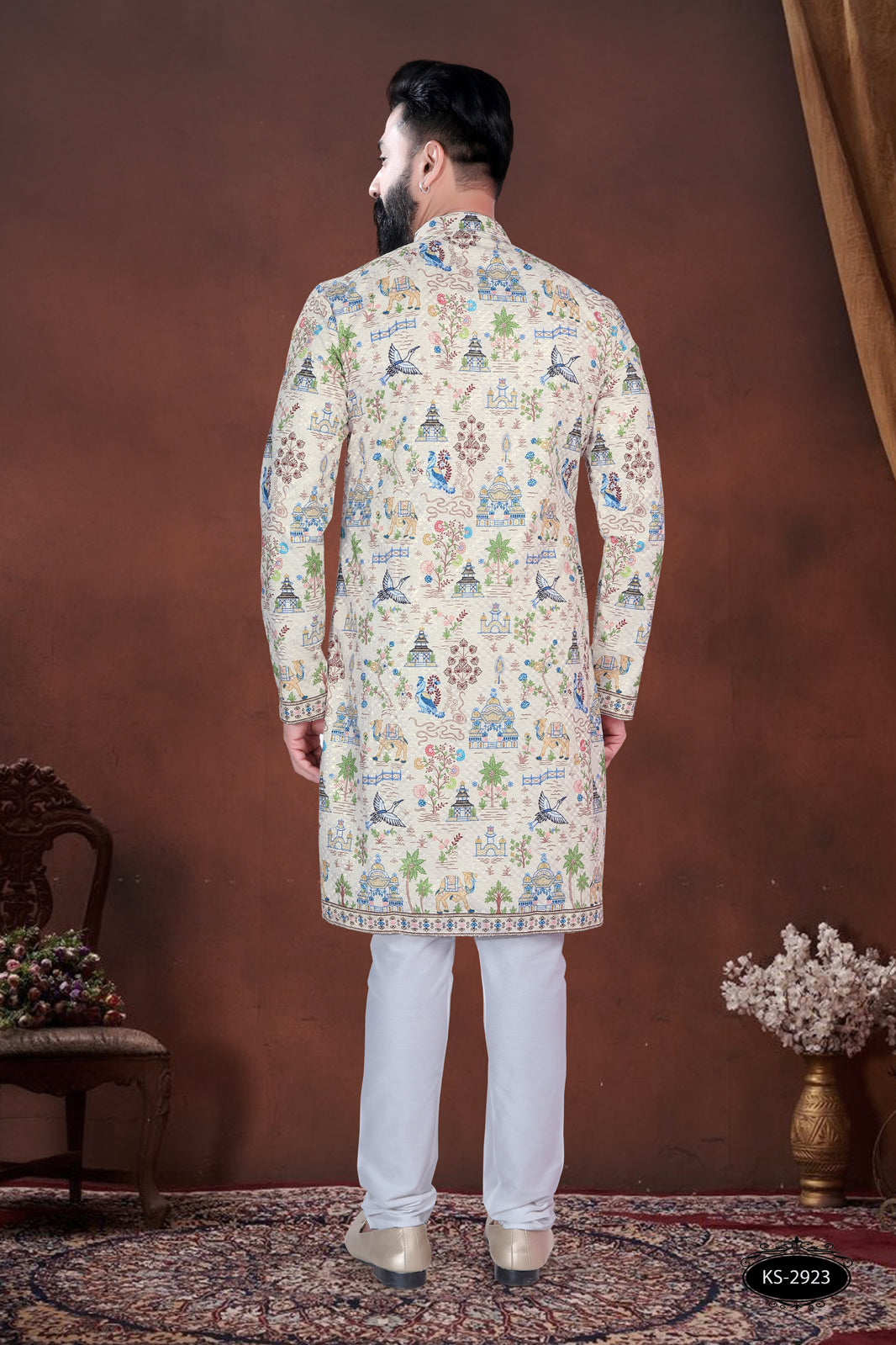 PRINTED KURTA WITH ASTER FOR EVERY FESTIVITY