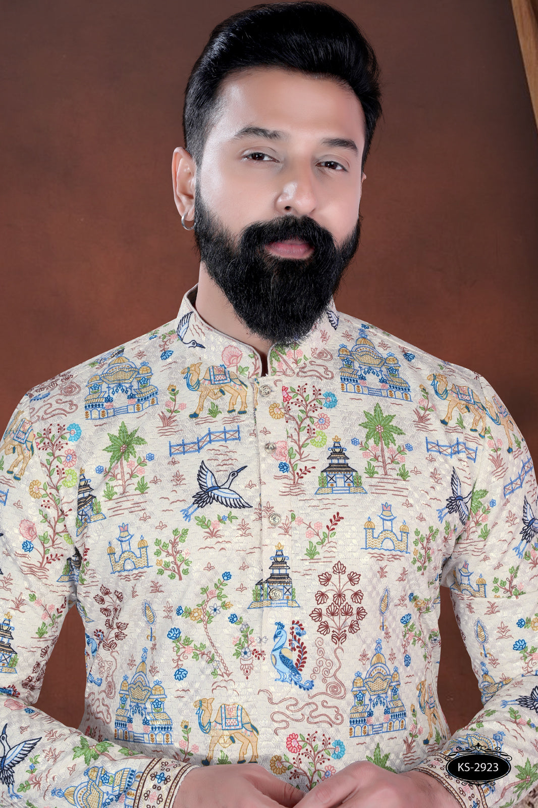 PRINTED KURTA WITH ASTER FOR EVERY FESTIVITY