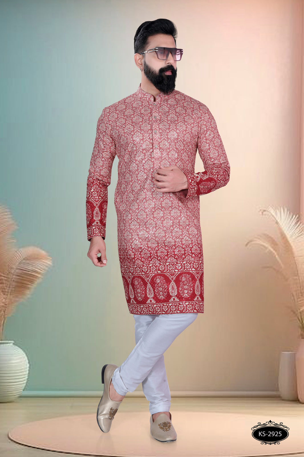 PRINTED KURTA WITH ASTER & PANEL FOR EVERY FESTIVITY