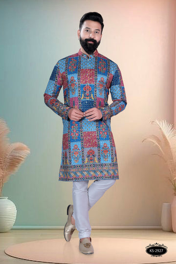 PRINTED KURTA WITH ASTER FOR EVERY FESTIVITY