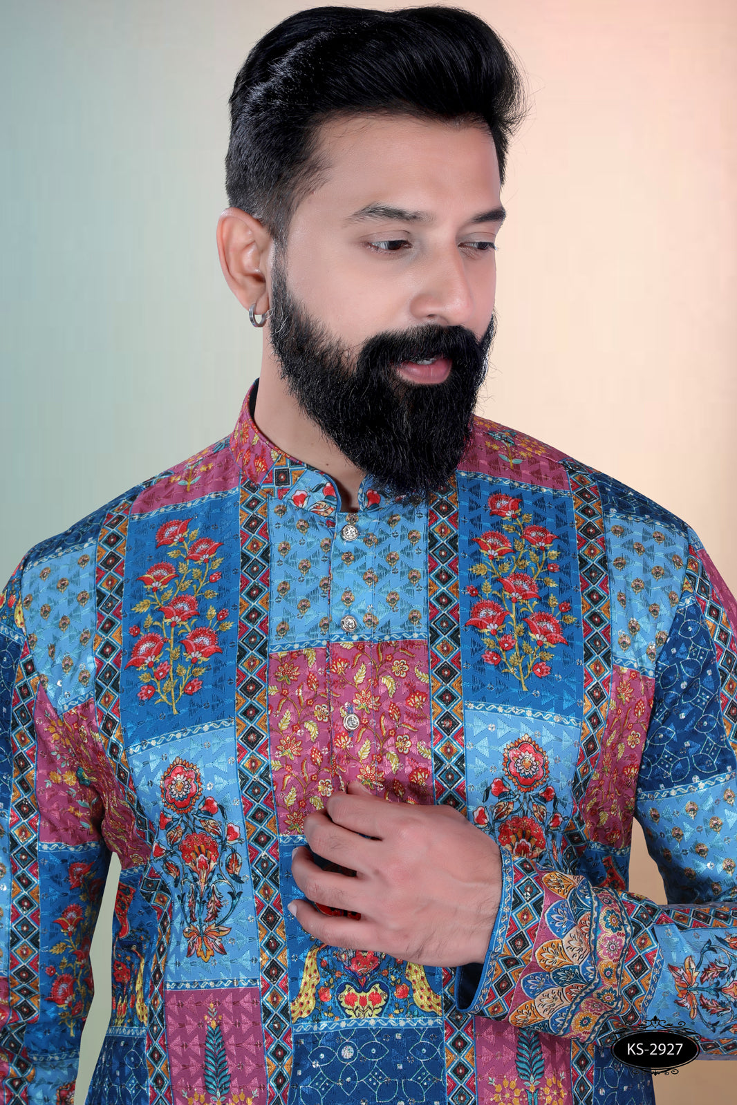 PRINTED KURTA WITH ASTER FOR EVERY FESTIVITY