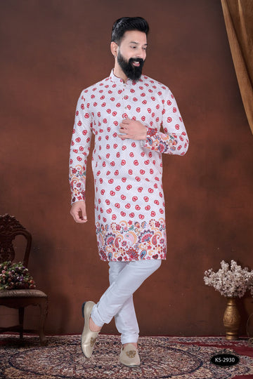 UNIQUE PRINTED KURTA WITH ASTER FOR EVERY FESTIVITY