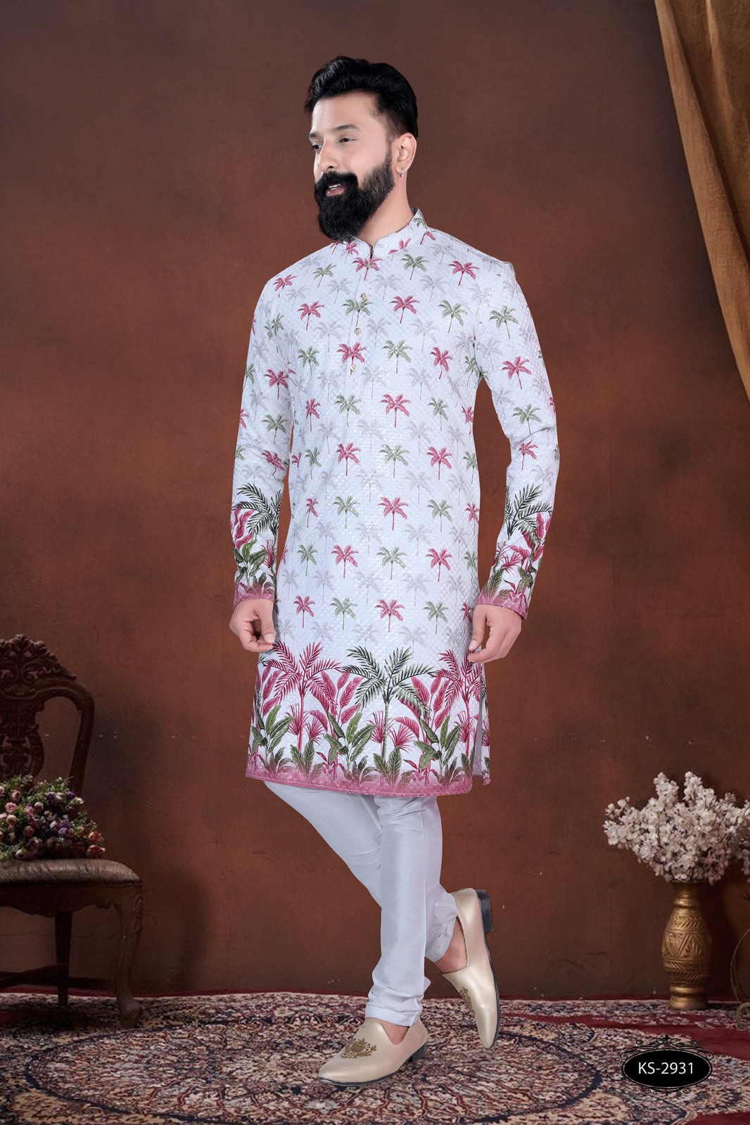 UNIQUE PRINTED KURTA WITH ASTER FOR EVERY FESTIVITY
