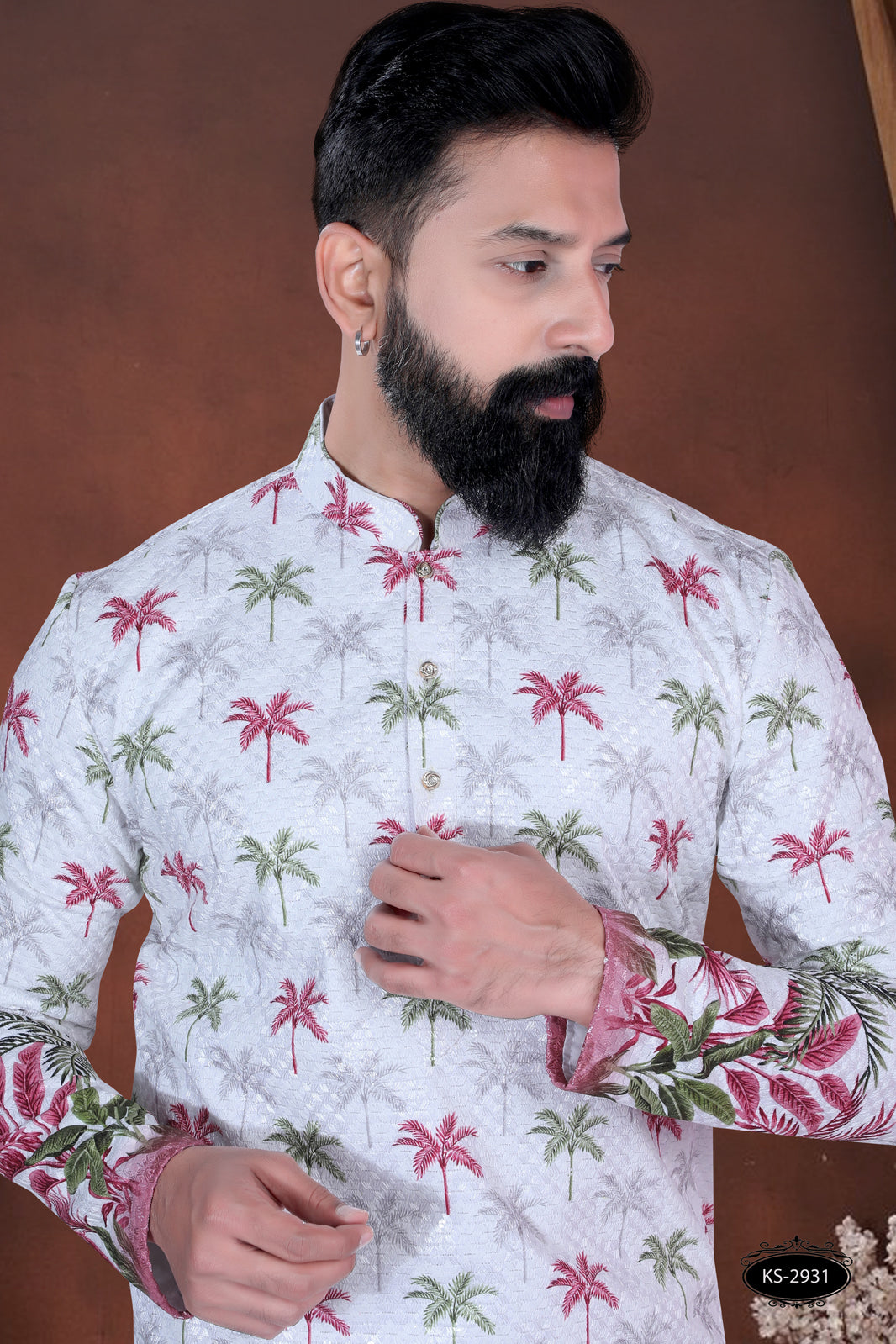 UNIQUE PRINTED KURTA WITH ASTER FOR EVERY FESTIVITY