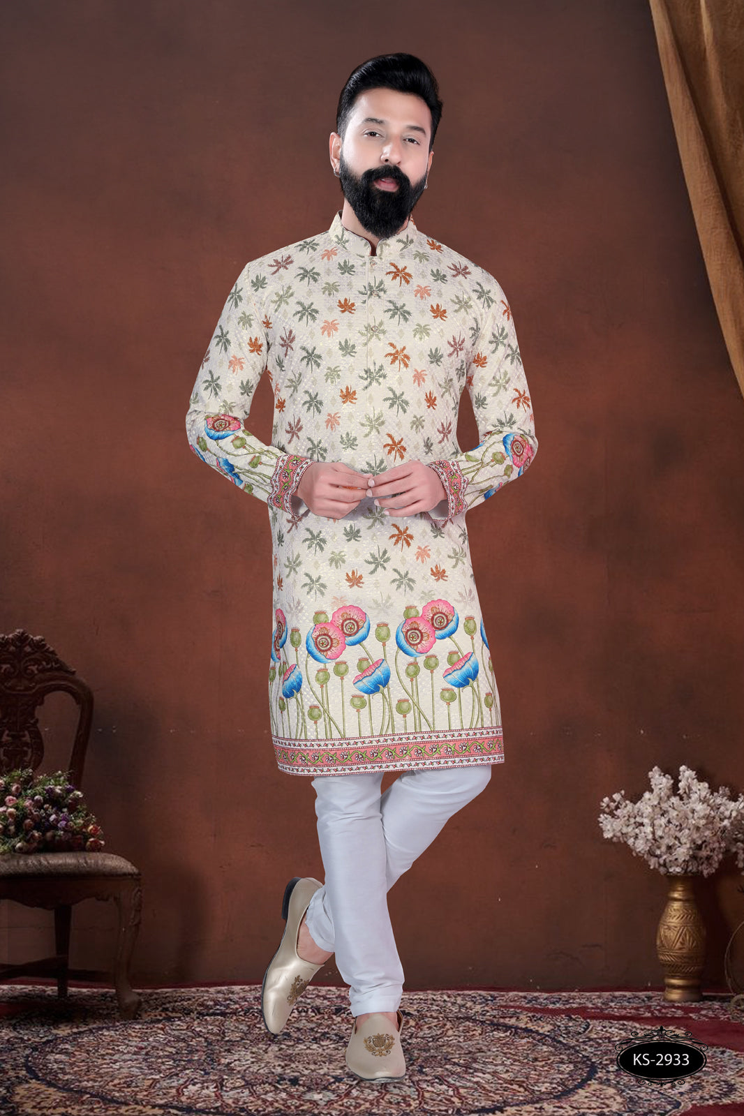 MULTI-COLOUR PRINTED KURTA WITH ASTER FOR EVERY FESTIVITY