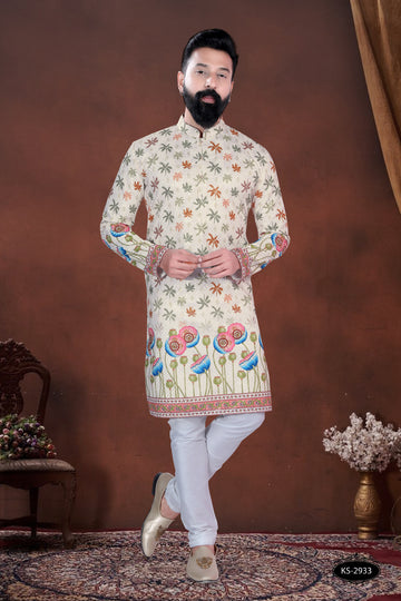 MULTI-COLOUR PRINTED KURTA WITH ASTER FOR EVERY FESTIVITY