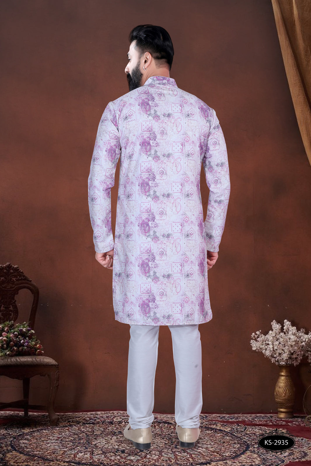 PRINTED KURTA WITH ASTER FOR EVERY FESTIVITY