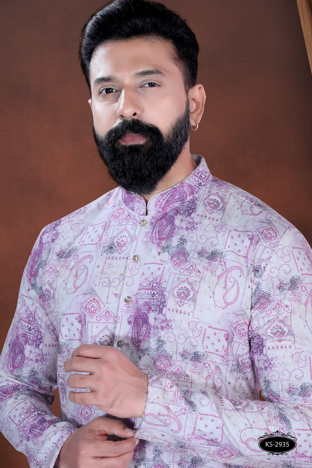 PRINTED KURTA WITH ASTER FOR EVERY FESTIVITY
