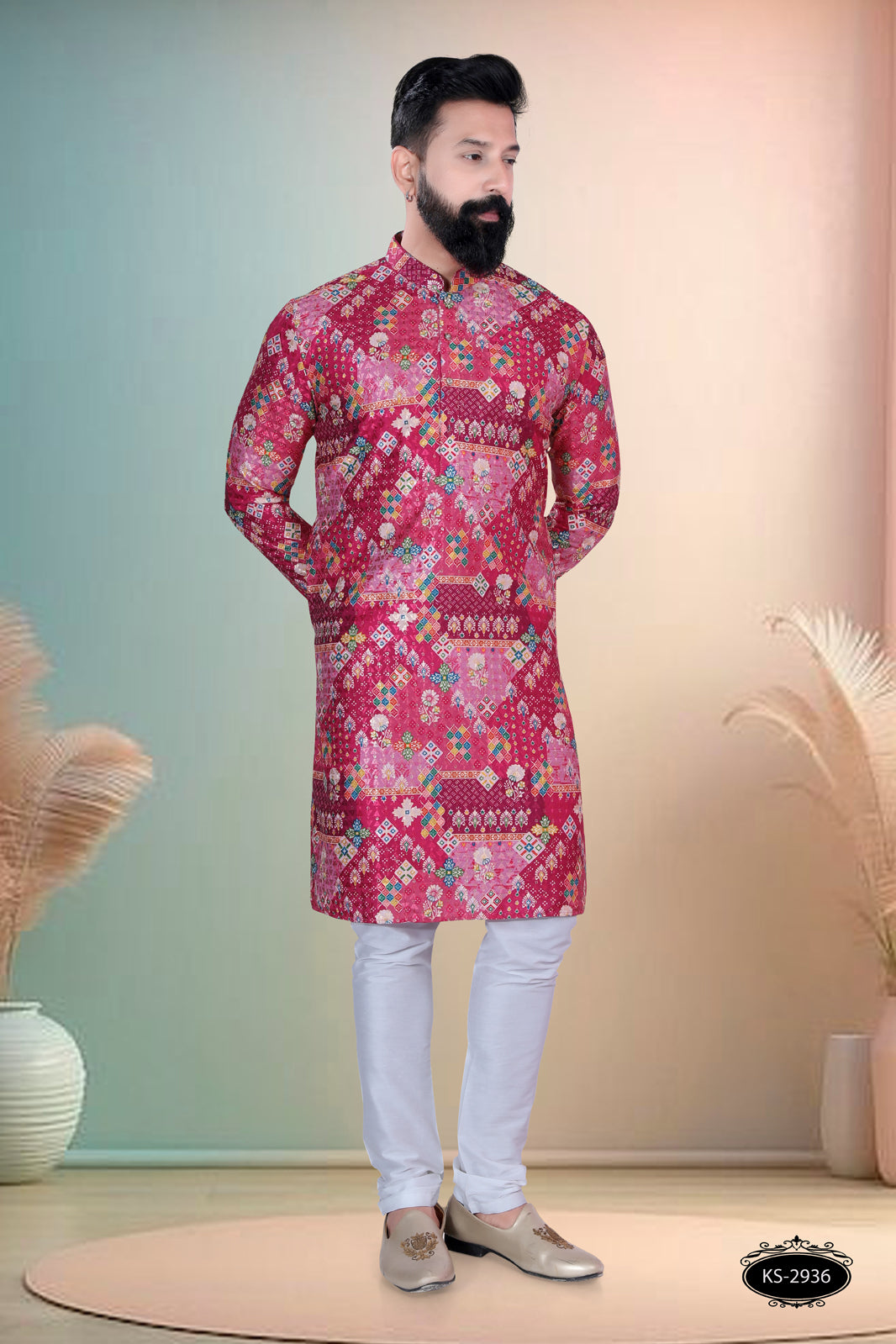 PRINTED KURTA WITH ASTER FOR EVERY FESTIVITY