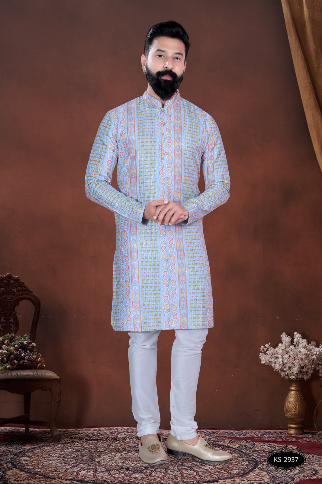 PRINTED KURTA WITH ASTER FOR EVERY FESTIVITY