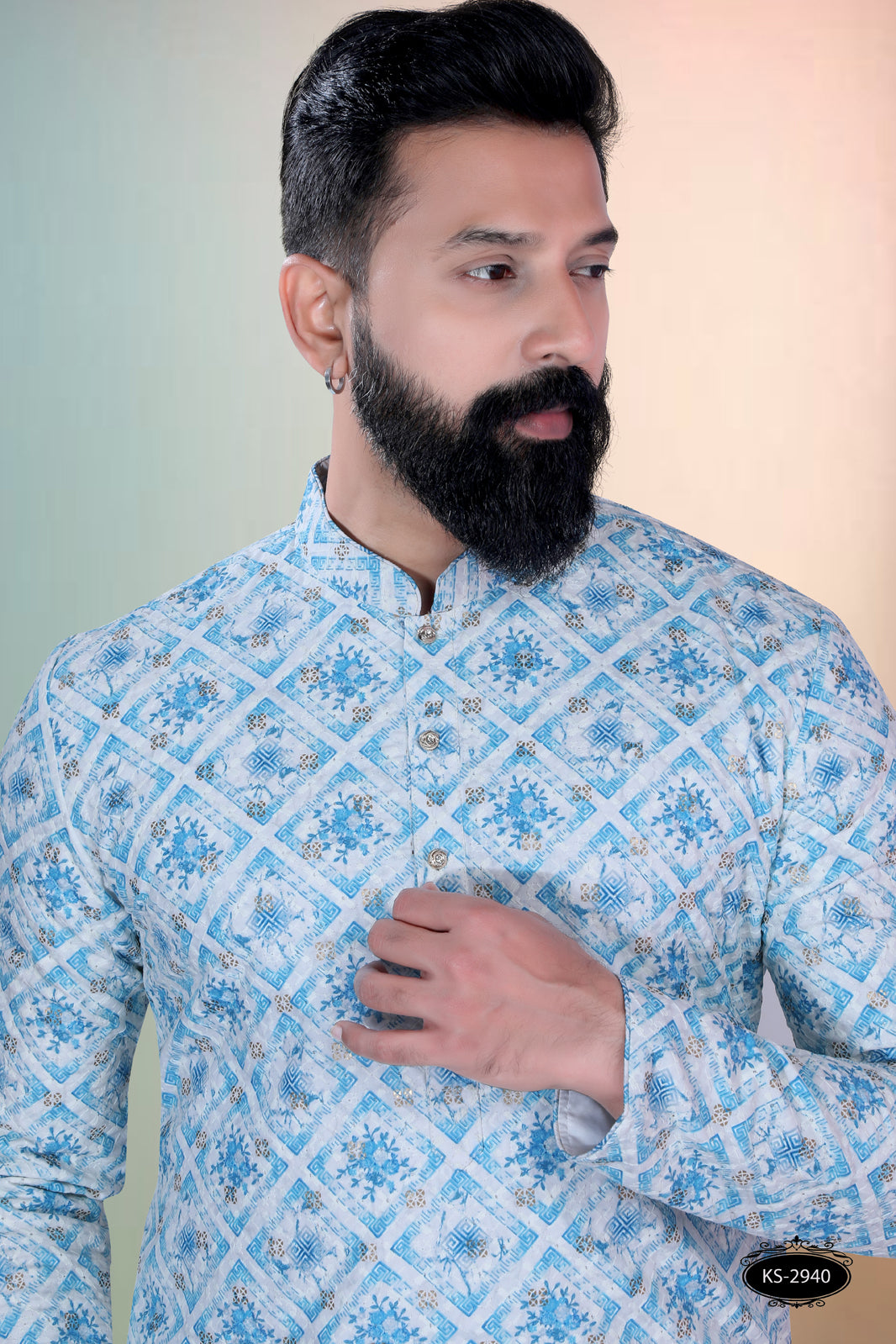 PRINTED KURTA WITH ASTER FOR EVERY FESTIVITY