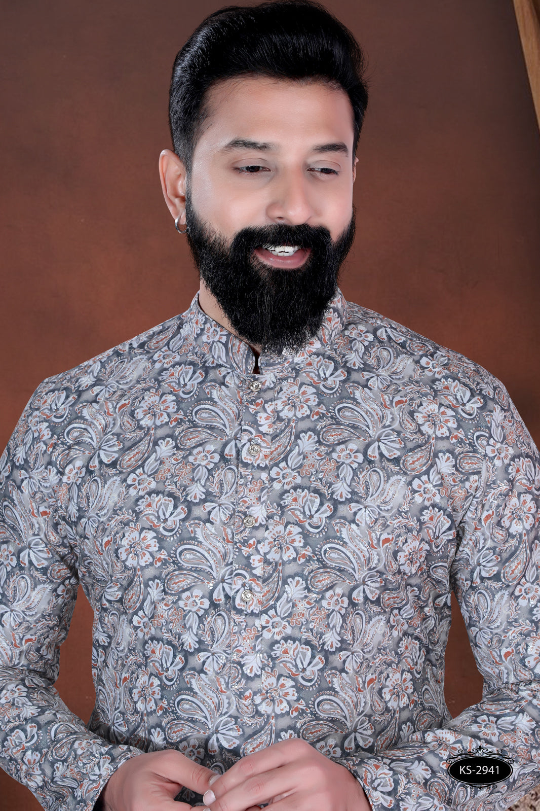 PRINTED KURTA WITH ASTER FOR EVERY FESTIVITY