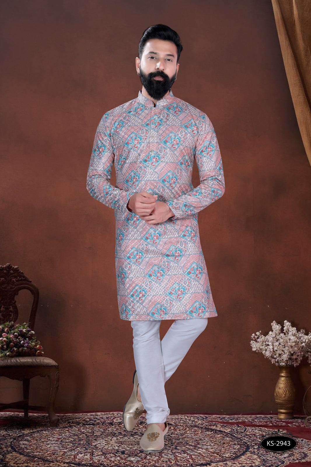 PRINTED KURTA WITH ASTER FOR EVERY FESTIVITY