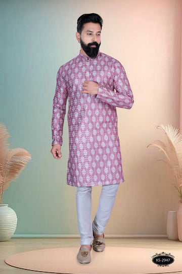 PRINTED KURTA WITH ASTER FOR EVERY FESTIVITY