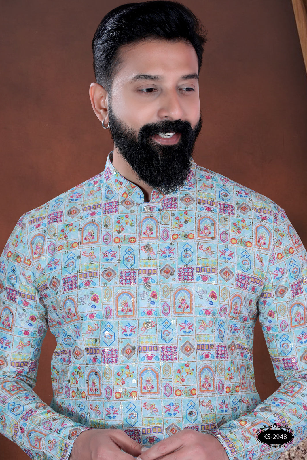 PRINTED KURTA WITH ASTER FOR EVERY FESTIVITY