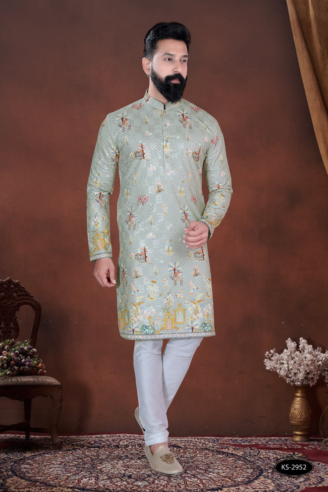 PRINTED KURTA WITH ASTER FOR EVERY FESTIVITY