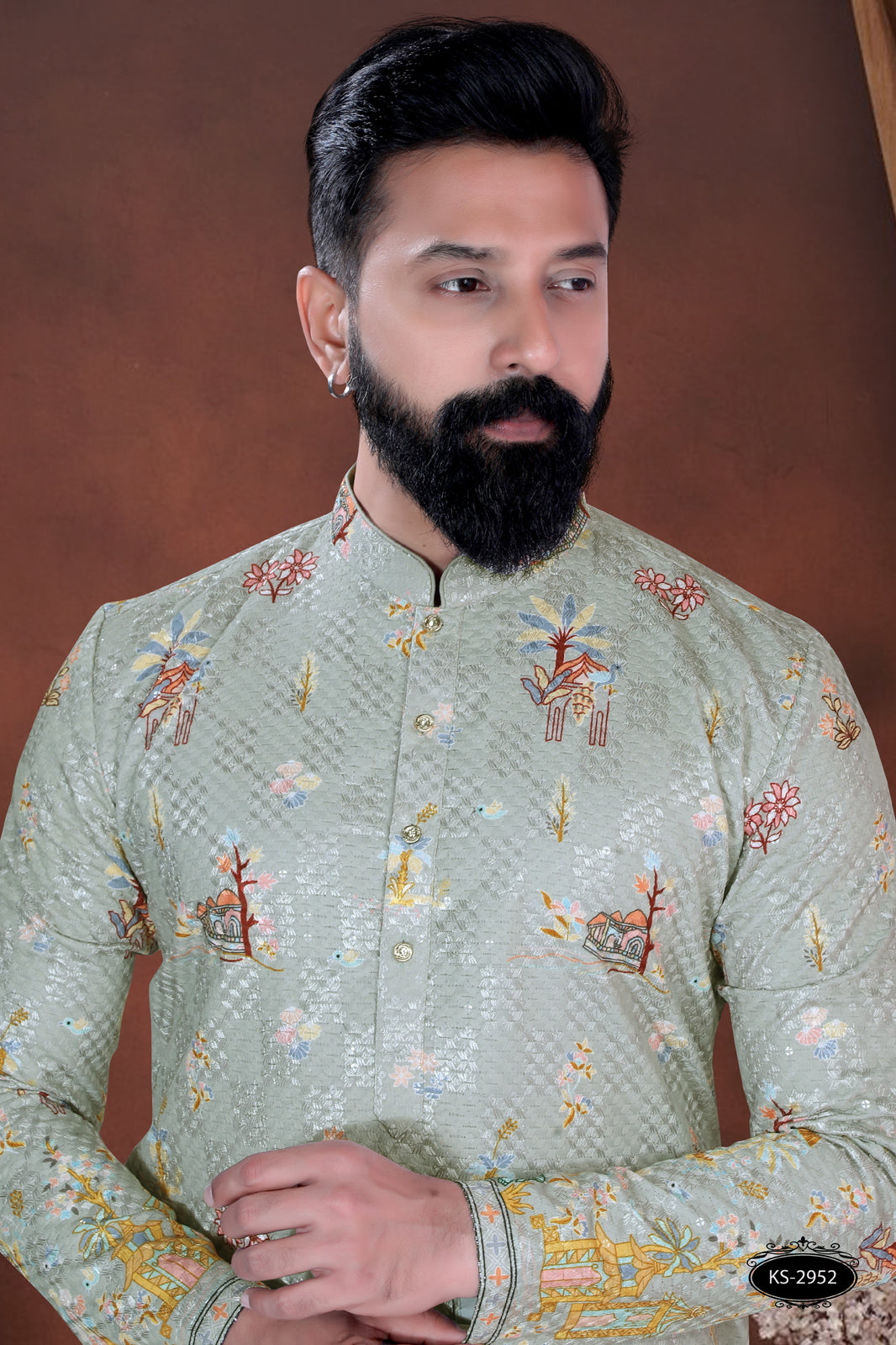 PRINTED KURTA WITH ASTER FOR EVERY FESTIVITY