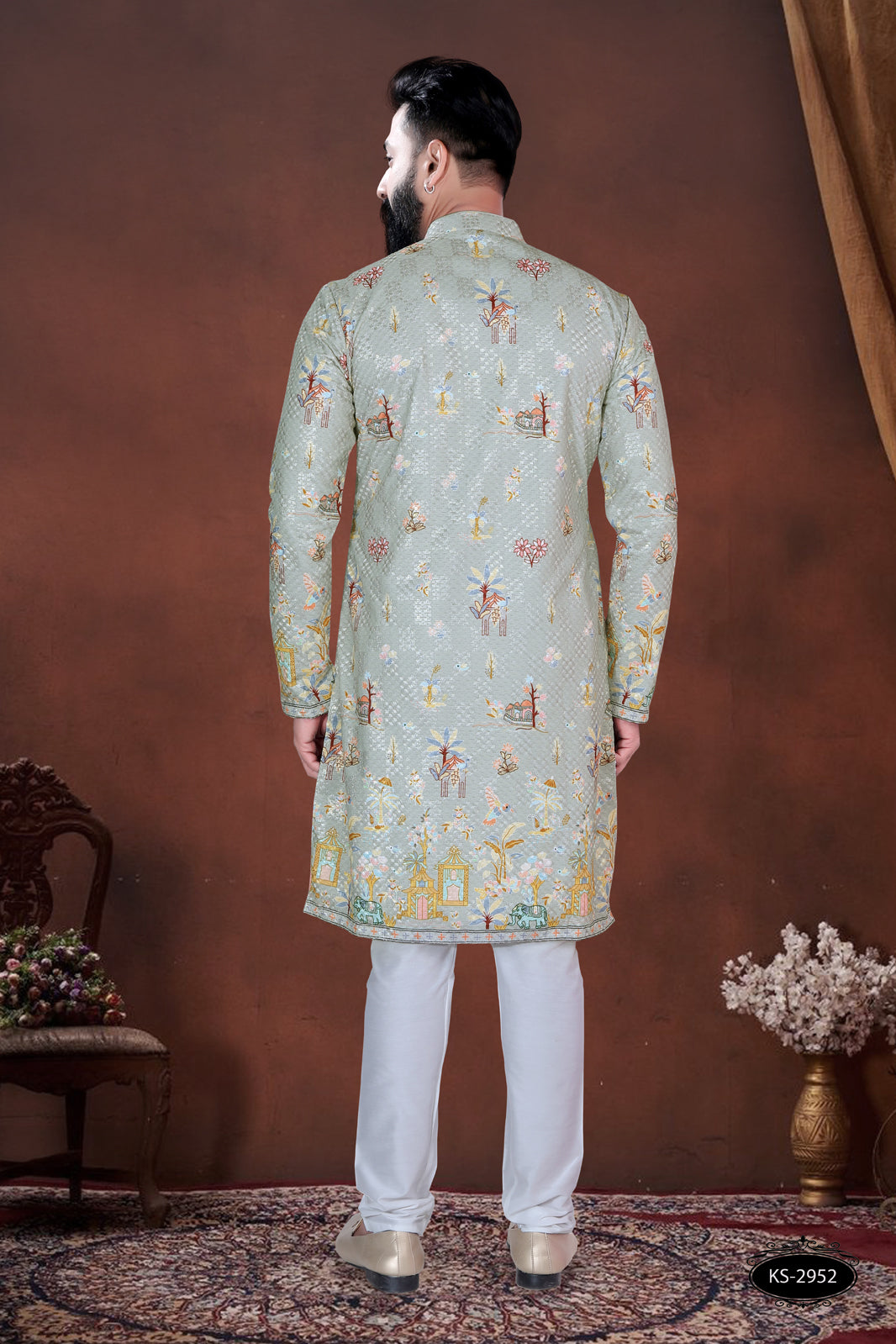 PRINTED KURTA WITH ASTER FOR EVERY FESTIVITY