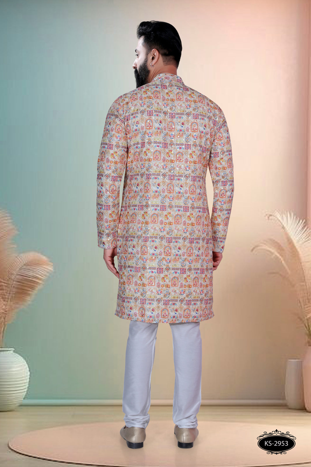 FESTIVE PRINTED KURTA WITH ASTER FOR EVERY FESIVITY