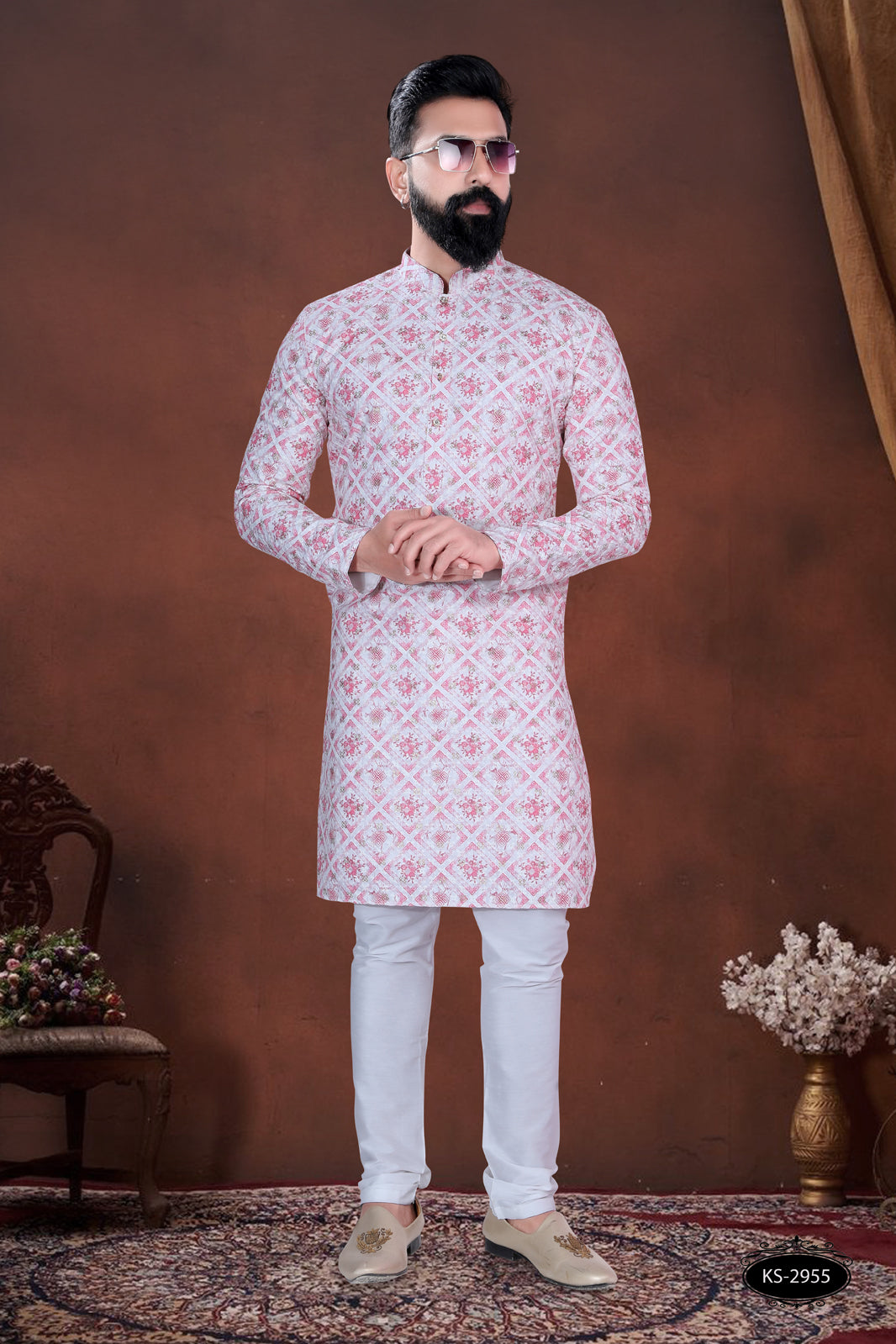 PRINTED KURTA WITH ASTER FOR EVERY FESTIVITY