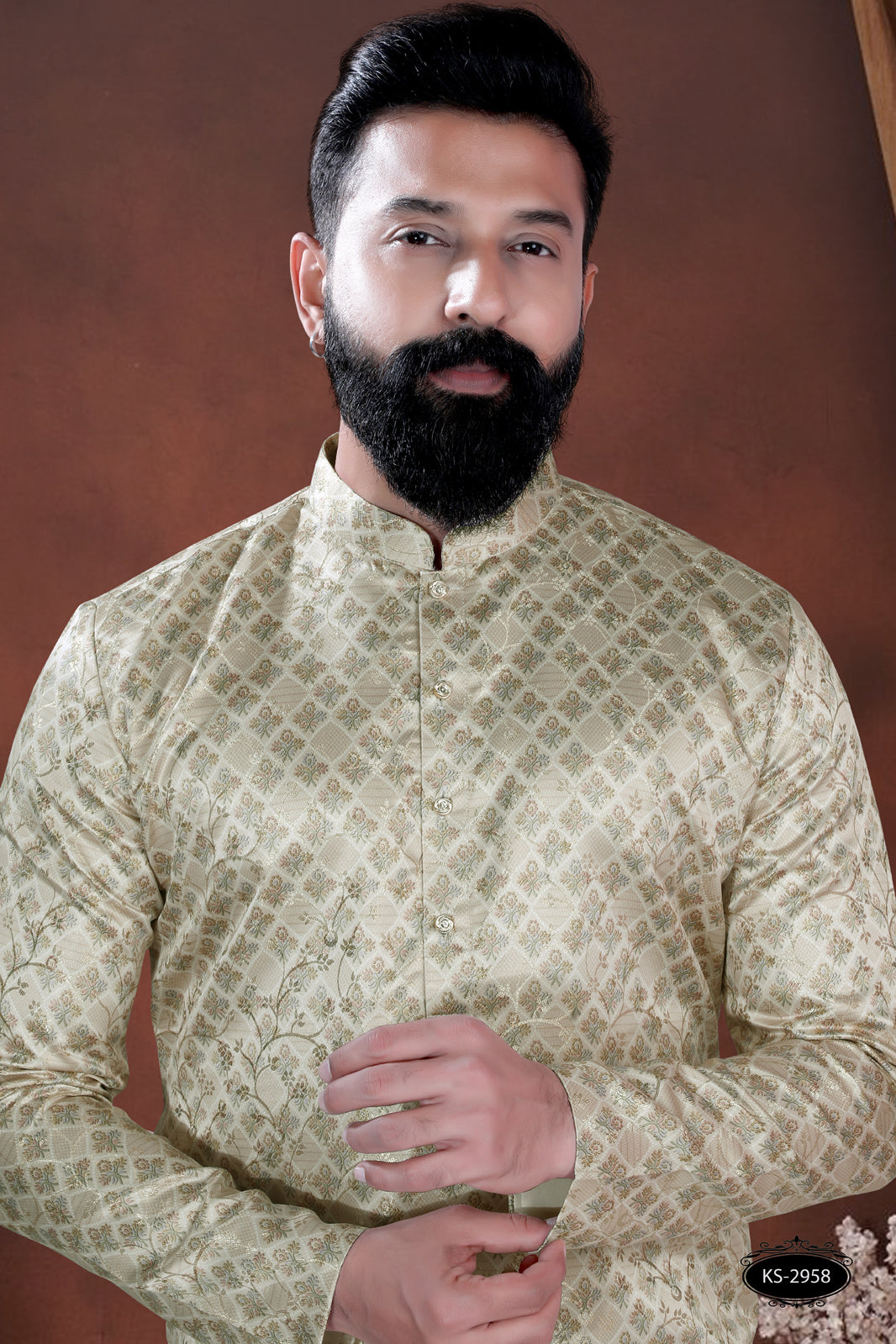 PRINTED KURTA WITH ASTER FOR EVERY FESTIVITY