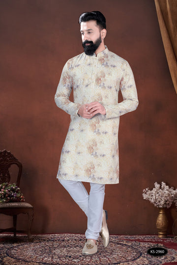 PRINTED KURTA WITH ASTER FOR EVERY FESTIVITY