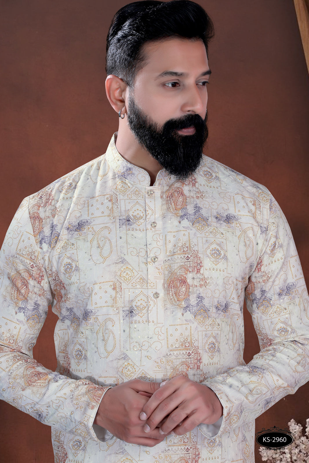 PRINTED KURTA WITH ASTER FOR EVERY FESTIVITY