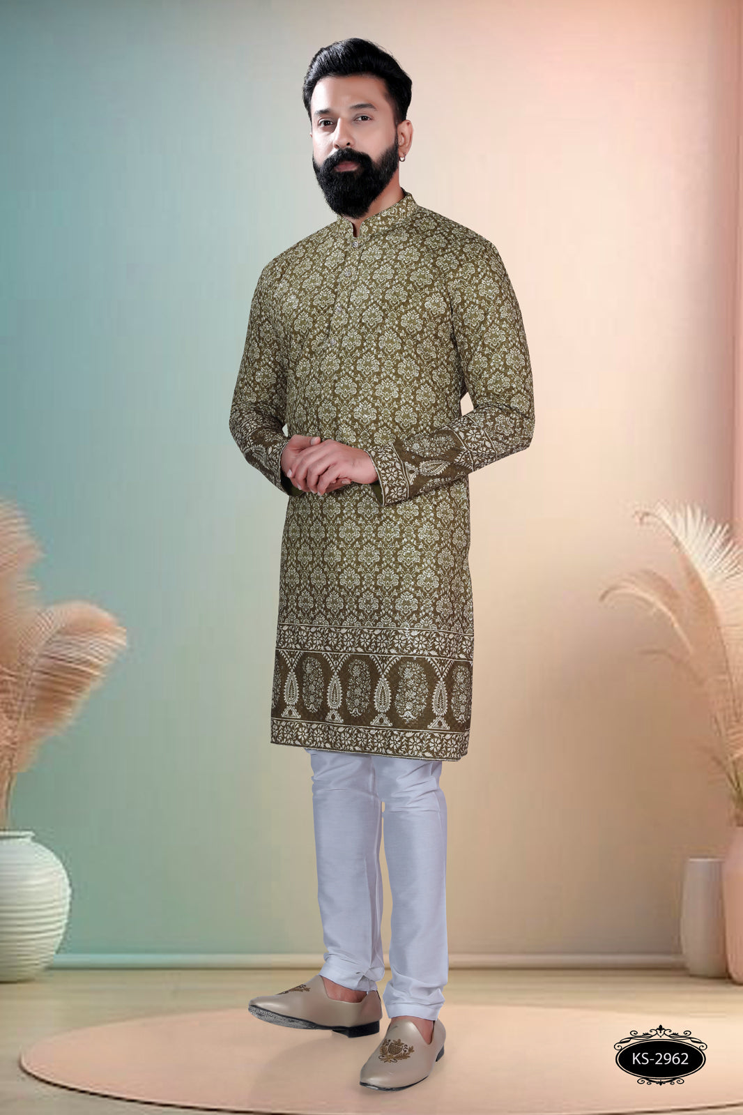 PRINTED KURTA WITH ASTER FOR EVERY FESTIVITY