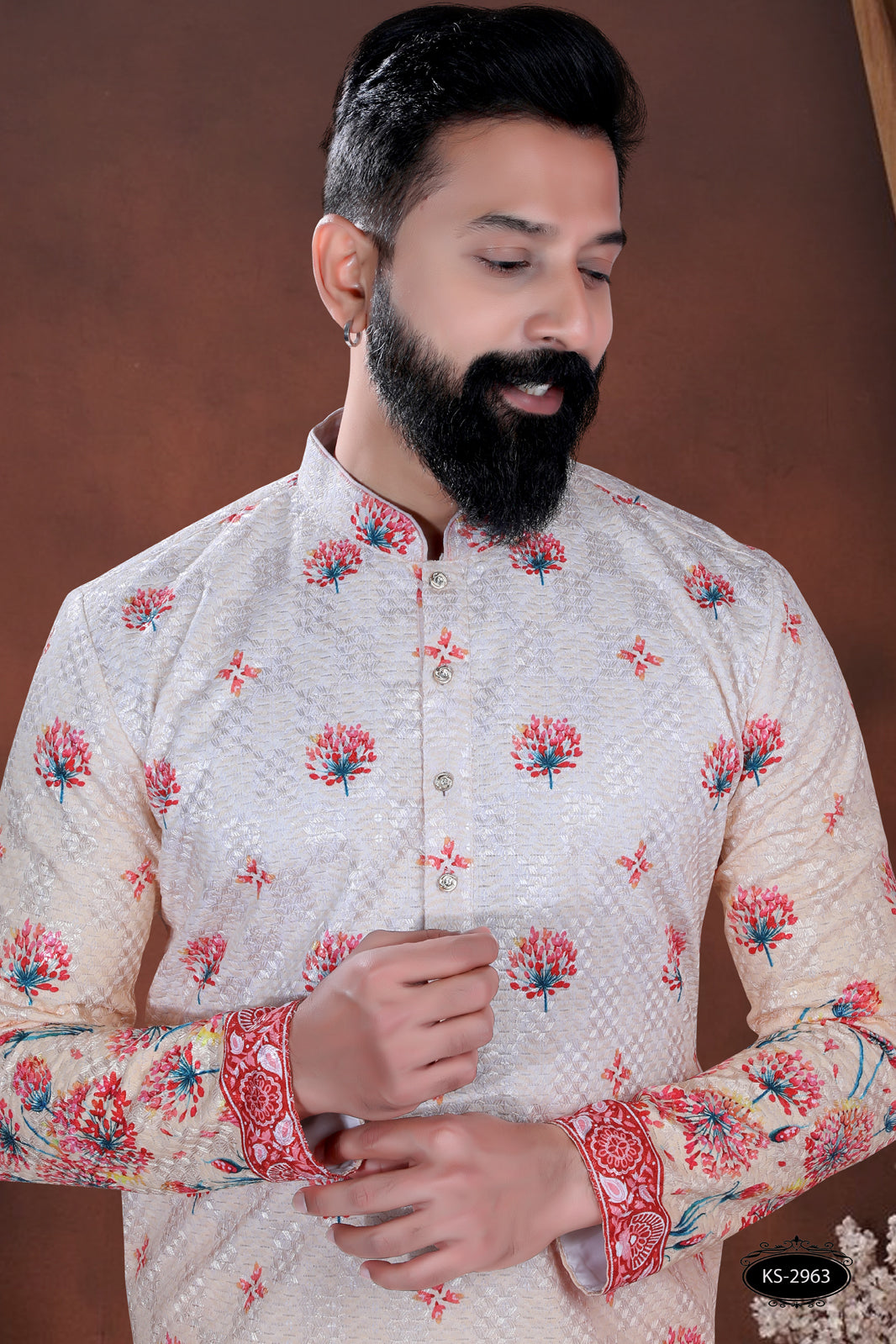 UNIQUE PRINTED KURTA WITH ASTER FOR EVERY FESTIVITY