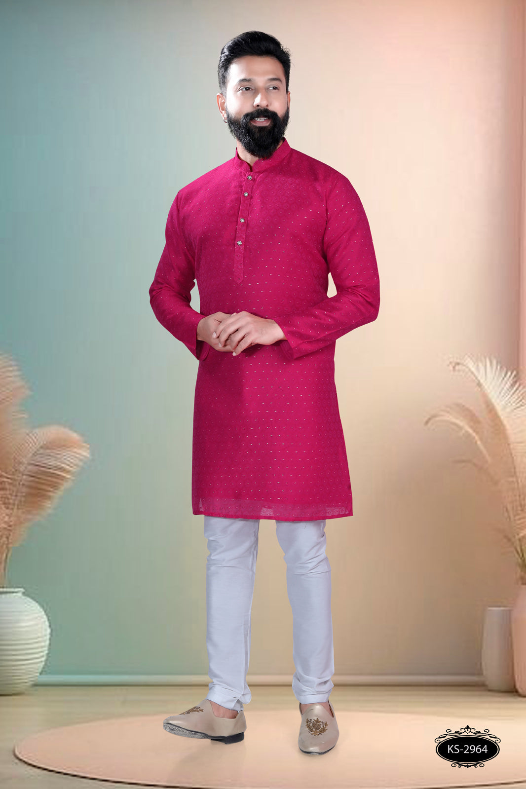 TRENDY RANI-PINK TONE KURTA WITH ASTER FOR EVERY OCCASIONS
