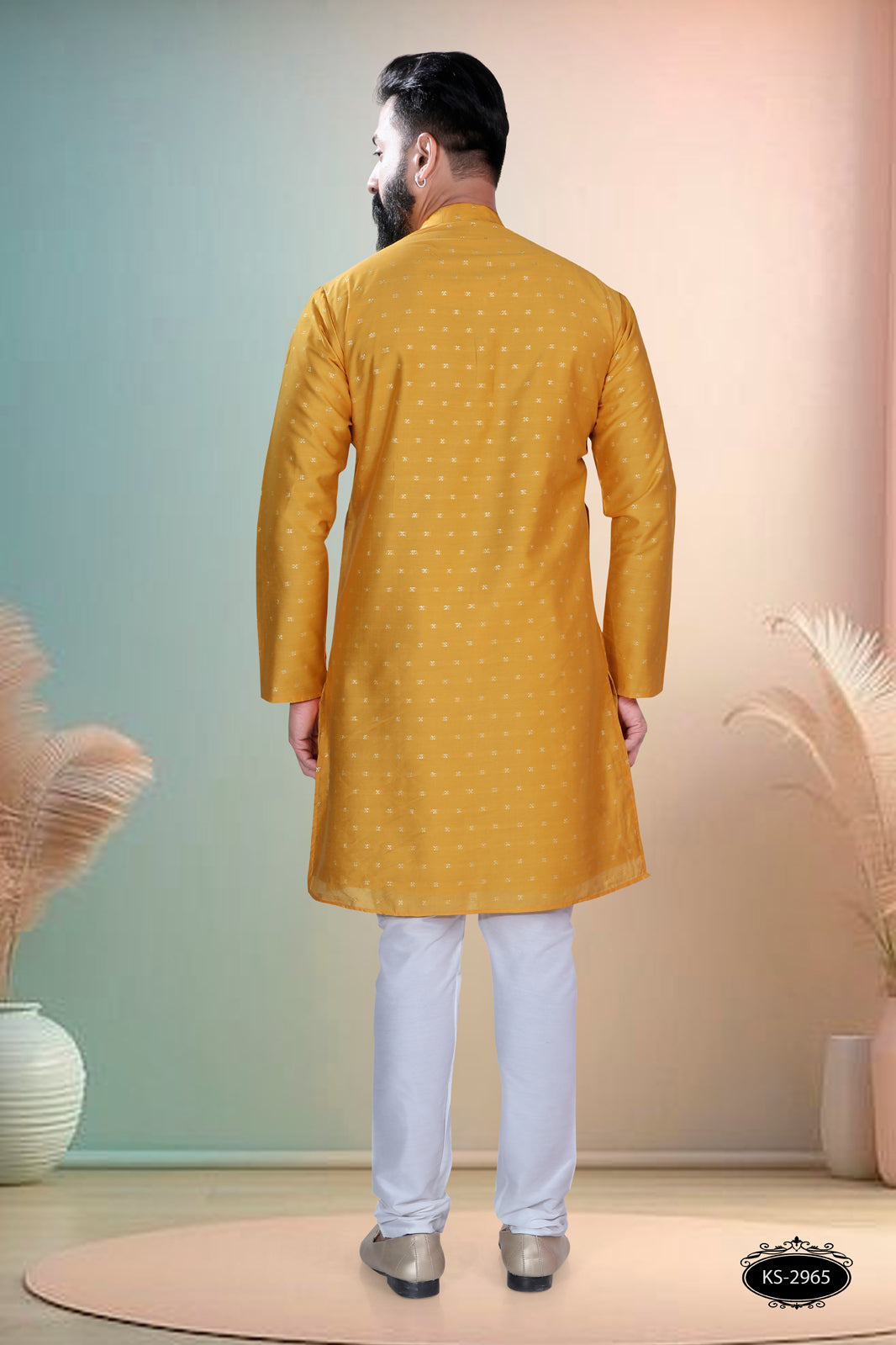 TRENDY YELLOW KURTA WITH ASTER FOR EVERY OCASIONS