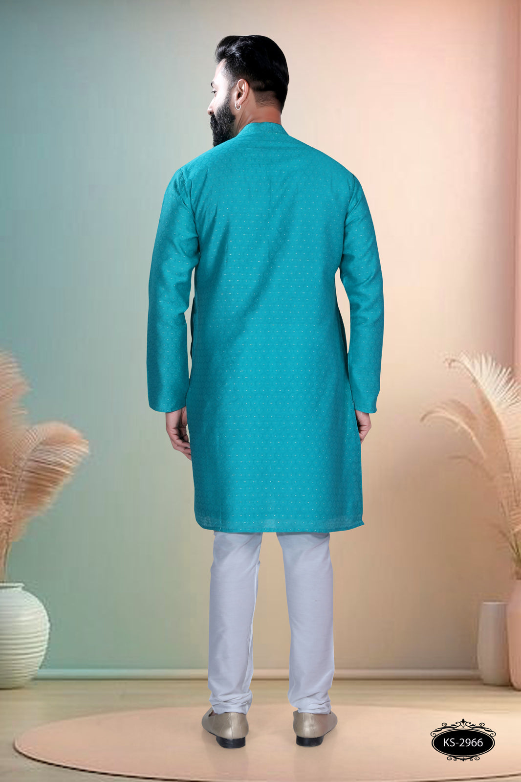 TRENDY BLUE TONE KURTA WITH ASTER FOR EVERY OCCASONS