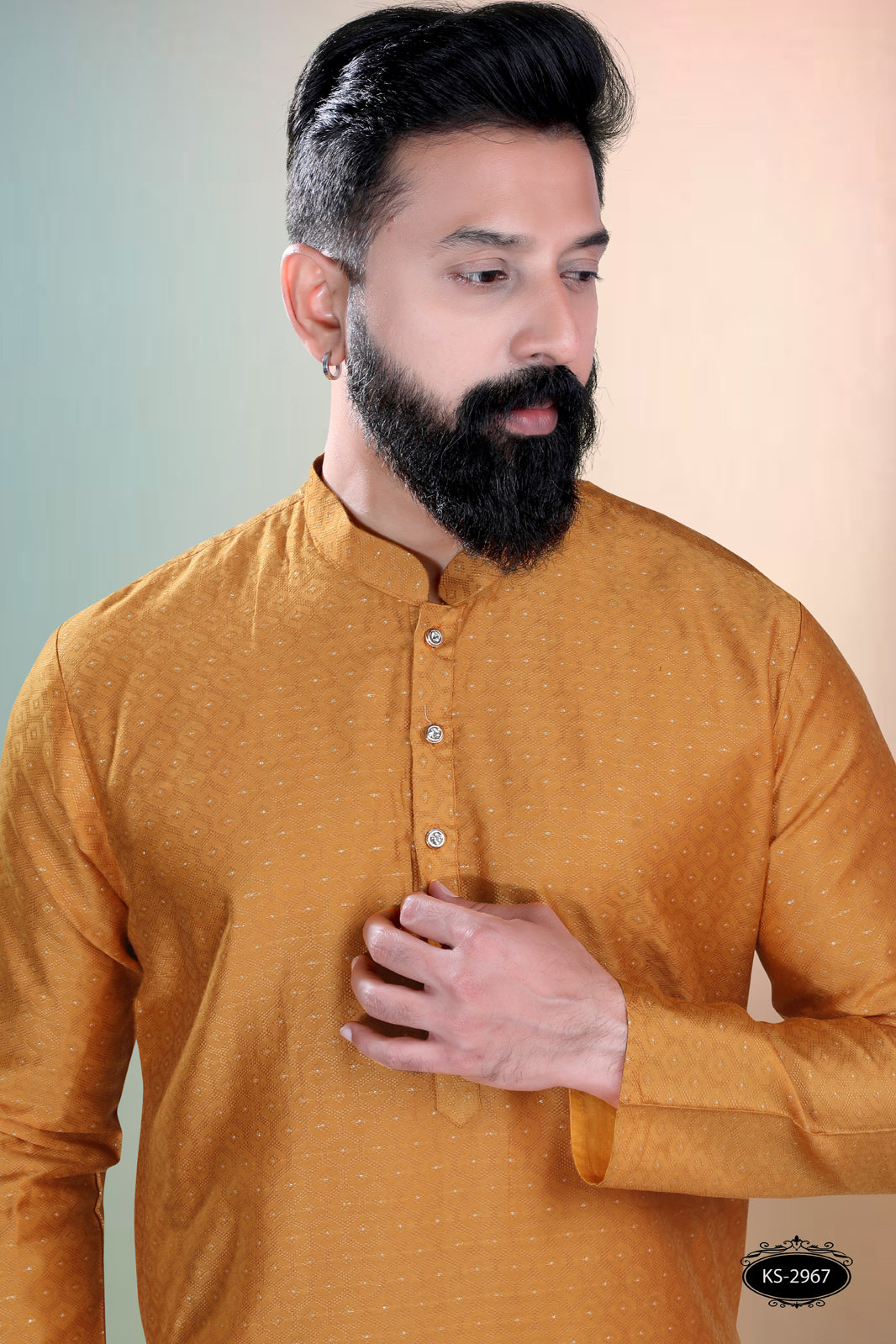 TRENDY ORANGE KURTA WITH ASTER FOR EVERY FESTIVITY FOR EVERY OCCASIONS