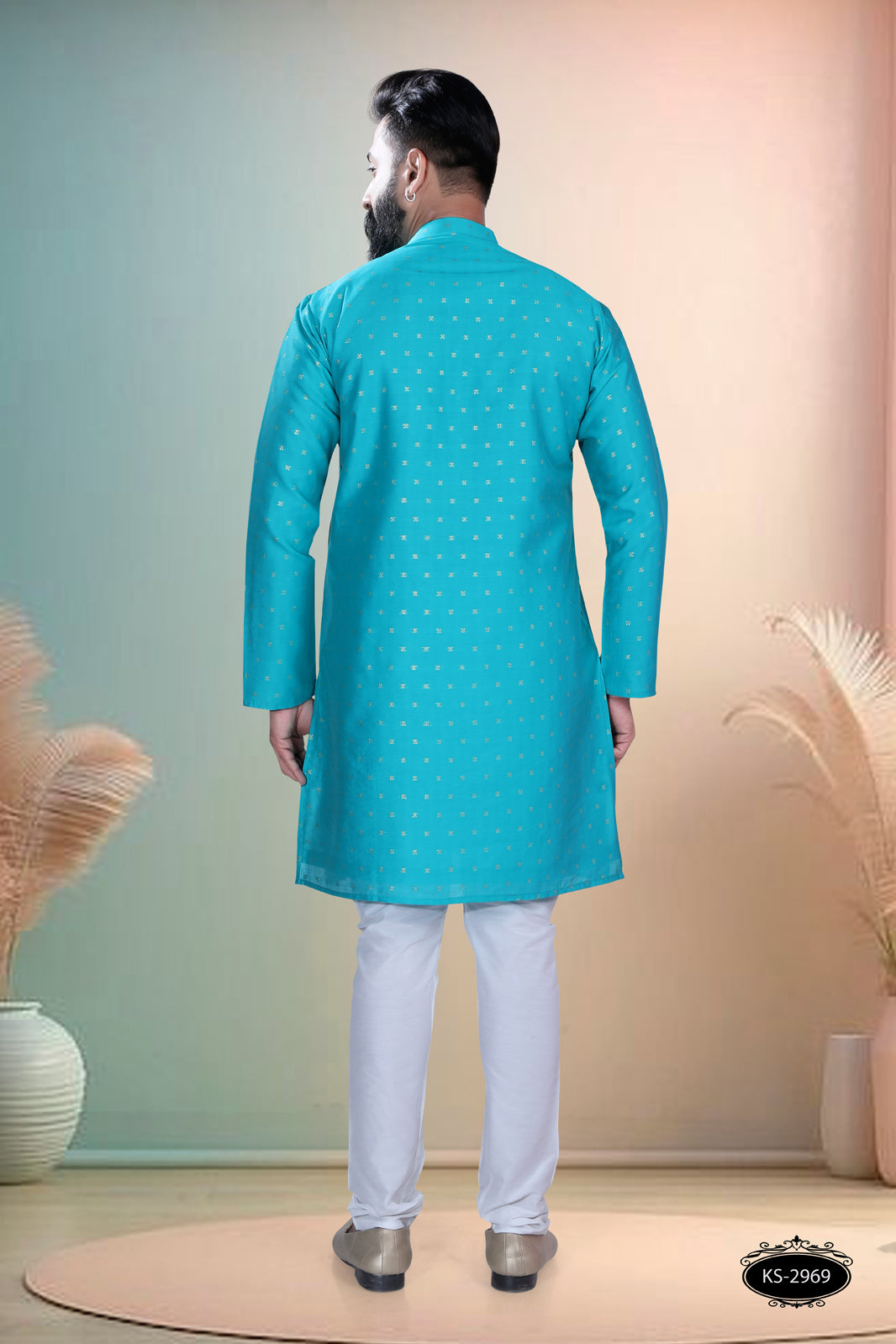 TRENDY BLUE TONE KURTA WITH ASTER FOR EVERY OCCASIONS