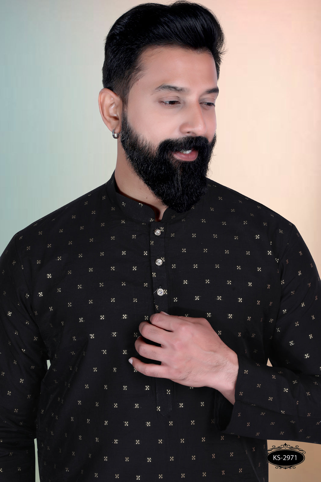 TRENDY BLACK TONE KURTA WITH ASTER FOR EVERY OCCASIONS
