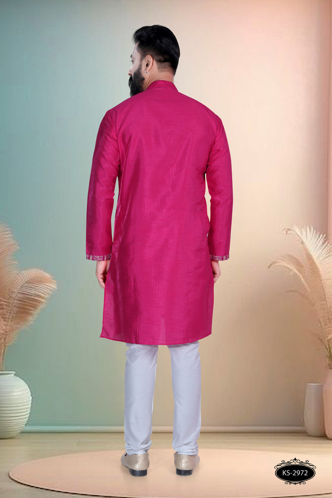 PINK HUE KURTA WITH DESIGNER PATTA FOR EVERY ETHNIC WEAR