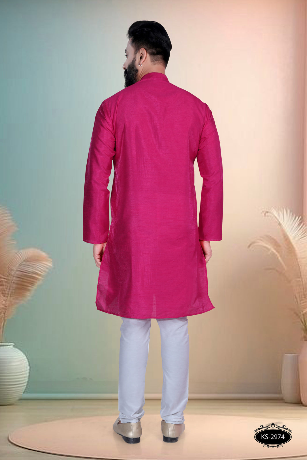 PINK HUE KURTA WITH DESIGNER PATTA FOR EVERY ETHNIC WAER