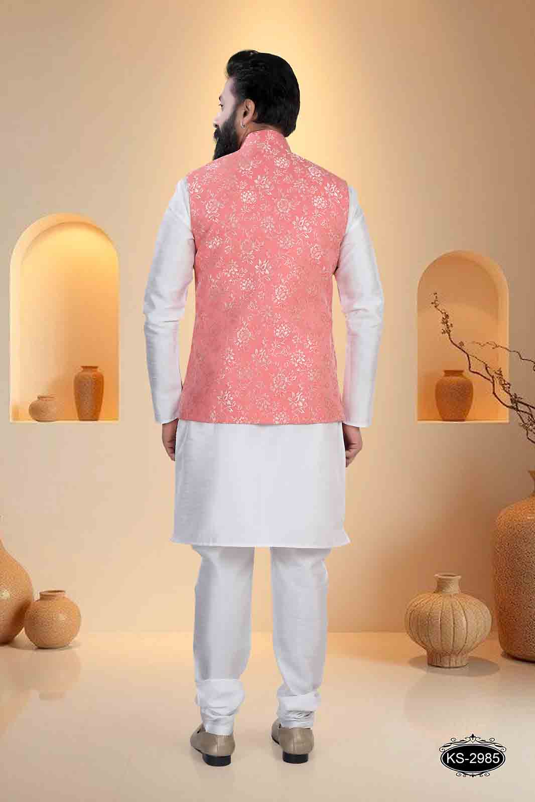 PEACH TONE ONLY JACKET FOR EVERY OCCASIONAL EVE
