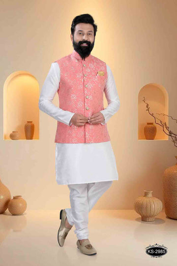 PEACH TONE ONLY JACKET FOR EVERY OCCASIONAL EVE