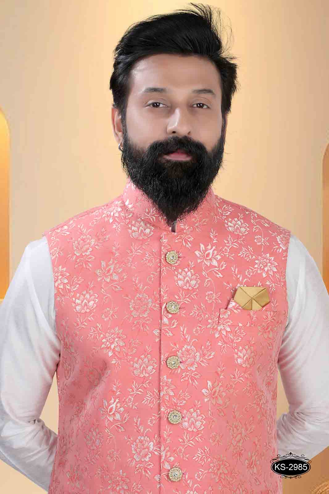 PEACH TONE ONLY JACKET FOR EVERY OCCASIONAL EVE