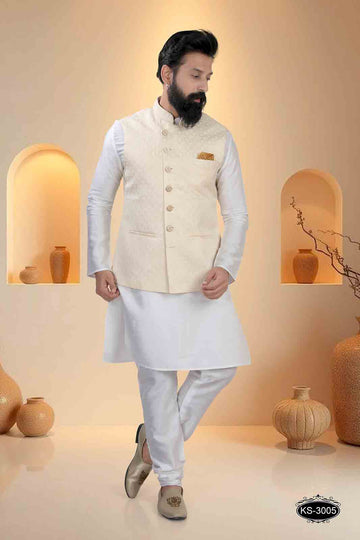 CREAM TONE ONLY JACKET FOR EVERY OCCASIONAL EVE