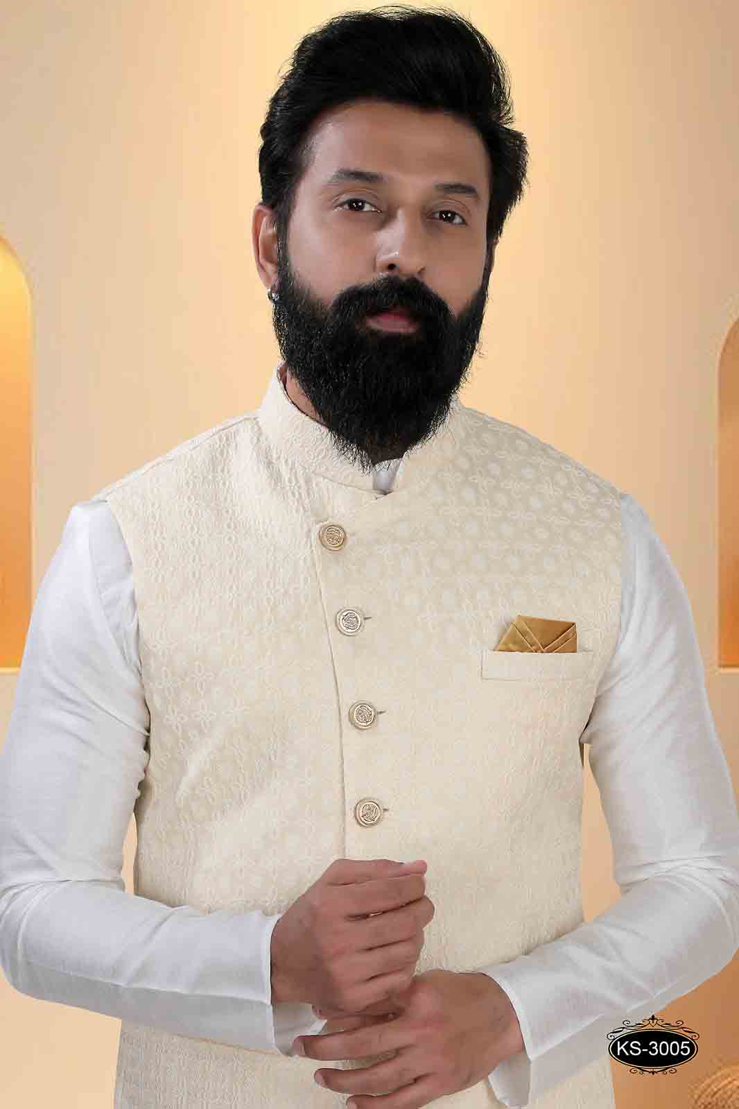 CREAM TONE ONLY JACKET FOR EVERY OCCASIONAL EVE